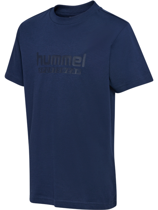 hmlJR BASE T-SHIRT S/S, DRESS BLUES, packshot