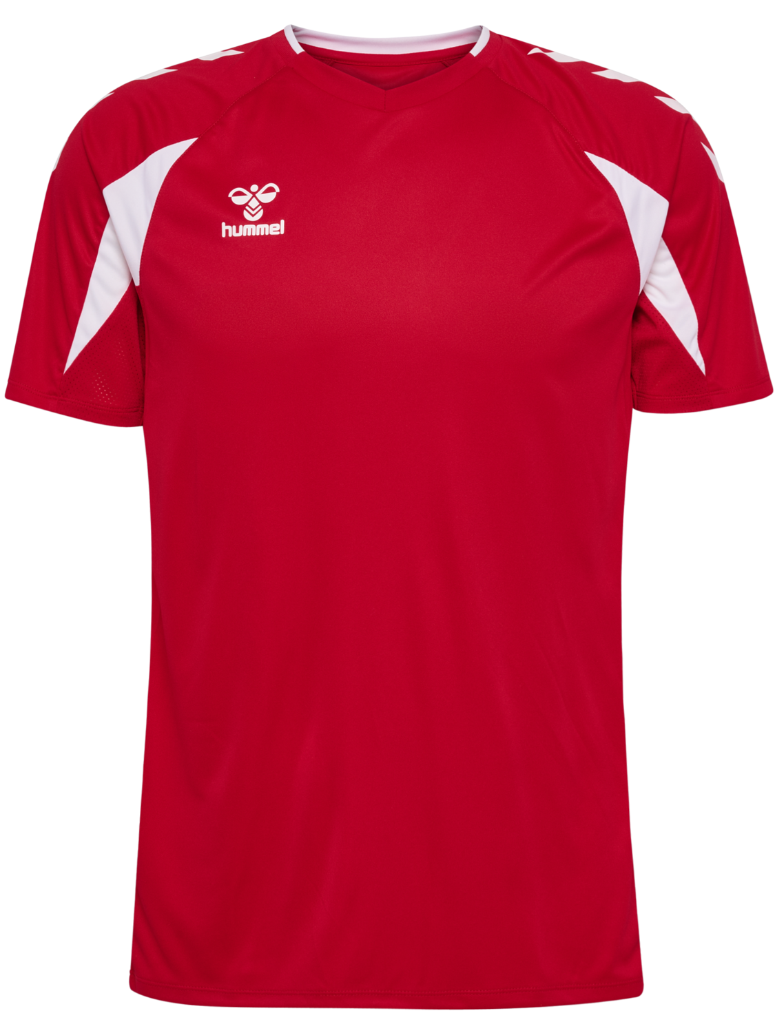 hmlCORE 2.0 JERSEY S/S, TRUE RED/WHITE, packshot