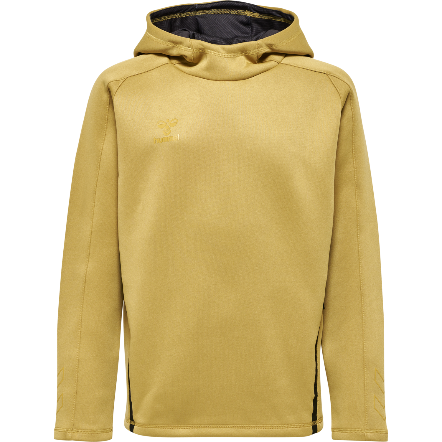 hmlCIMA XK HOODIE KIDS, ANTIQUE GOLD, packshot