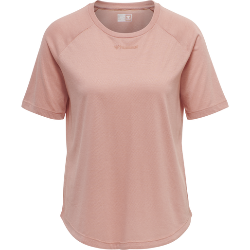 hmlMT VANJA T-SHIRT, ROSE TAN, packshot