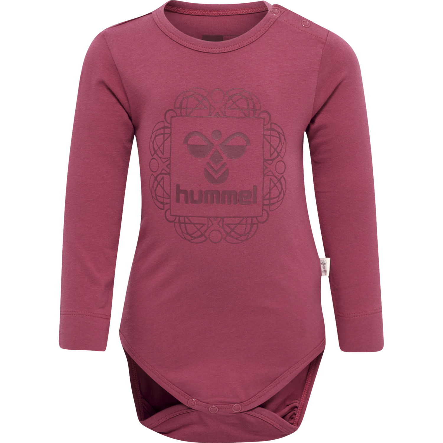 hmlHELGA BODY L/S, EARTH RED, packshot