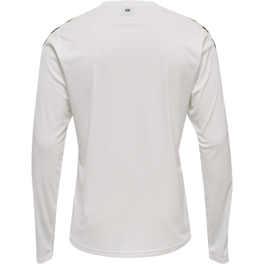 hmlCORE XK POLY JERSEY L/S, WHITE hmlCORE XK POLY JERSEY L/S, WHITE, packshot