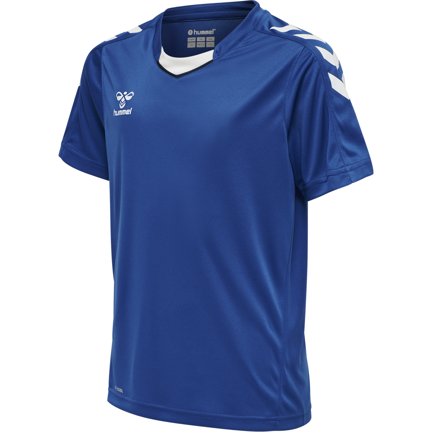 hmlCORE XK POLY JERSEY S/S KIDS, TRUE BLUE, packshot