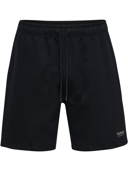 hmlLOOSE SWEAT SHORTS HS, BLACK hmlLOOSE SWEAT SHORTS HS, BLACK, packshot