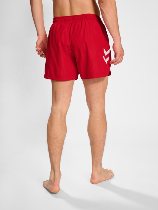 hmlLGC NED SWIM SHORTS, BARBADOS CHERRY, model
