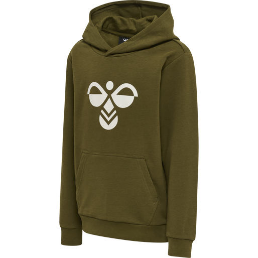 hmlCUATRO HOODIE, DARK OLIVE, packshot