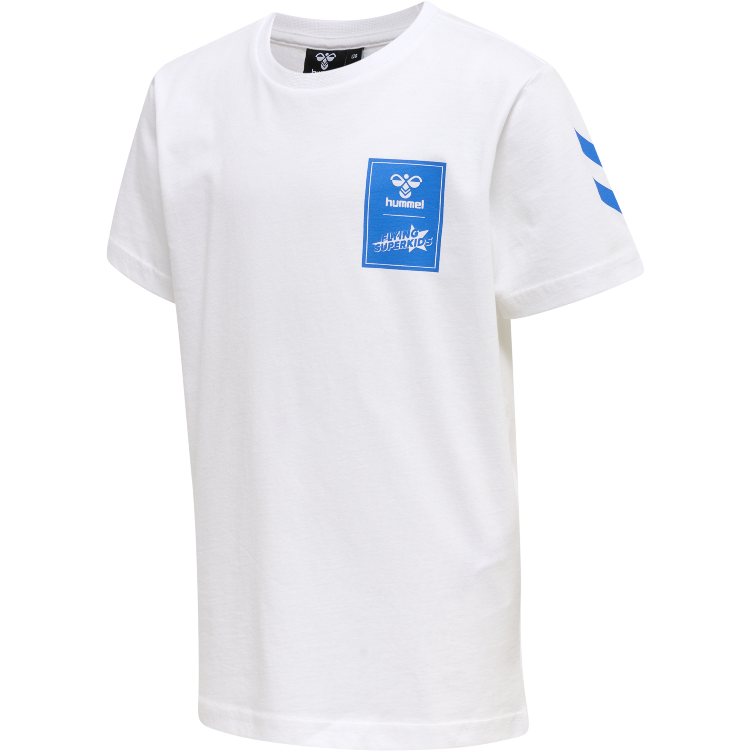 hmlFLYING TRES T-SHIRT S/S, BRIGHT WHITE, packshot