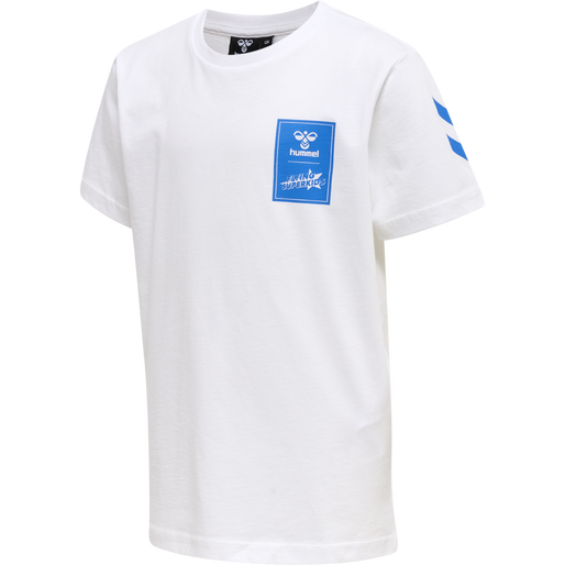 hmlFLYING TRES T-SHIRT S/S, BRIGHT WHITE, packshot