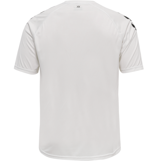 hmlCORE XK CORE POLY T-SHIRT S/S, WHITE hmlCORE XK CORE POLY T-SHIRT S/S, WHITE, packshot