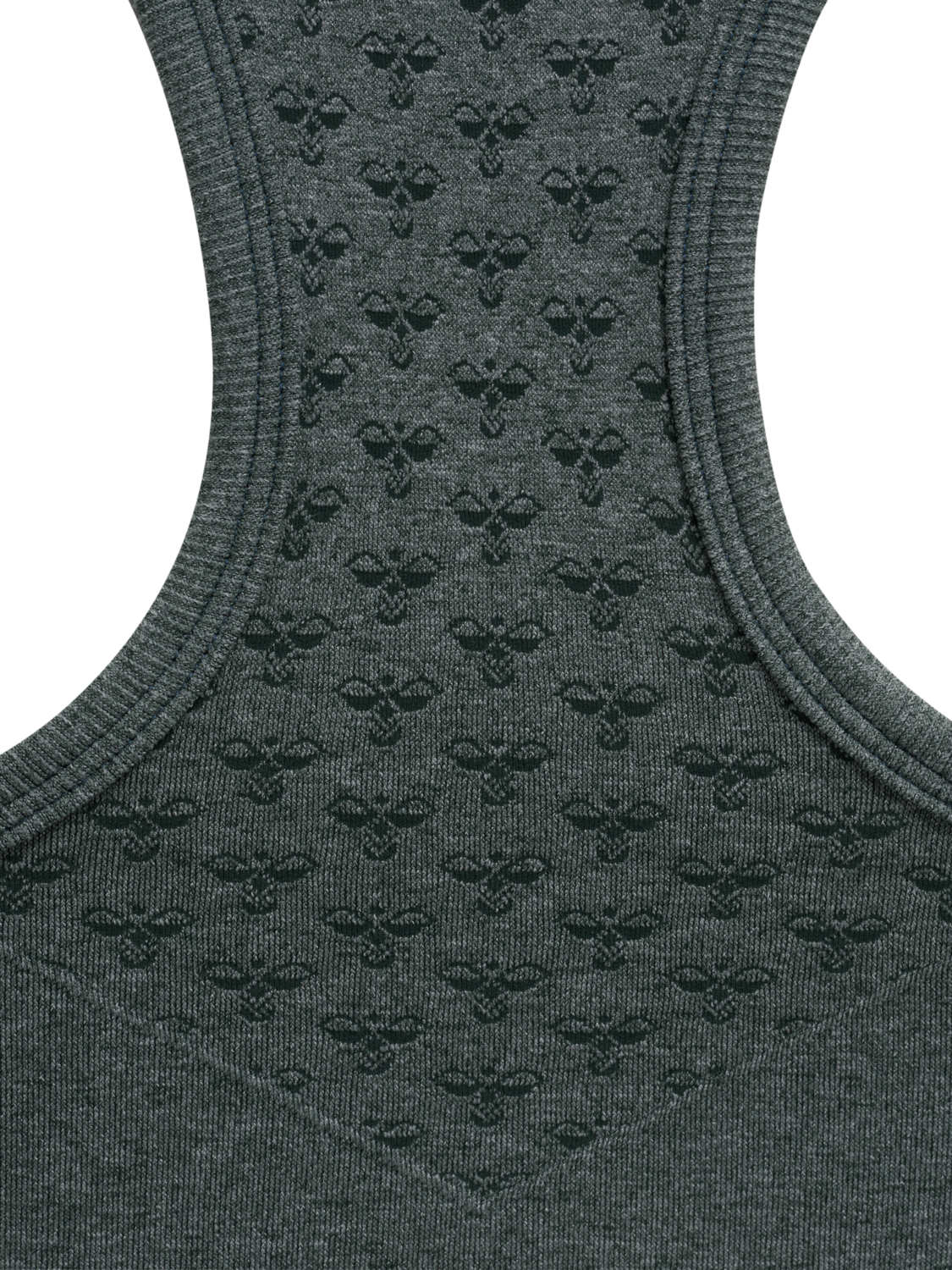 hmlCI SEAMLESS TOP, DARKEST SPRUCE MELANGE, packshot