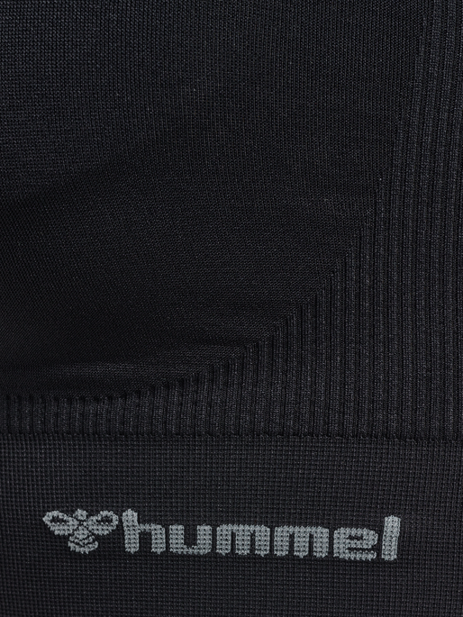 hmlTIF SEAMLESS PADDED SPORTS BRA, BLACK, packshot