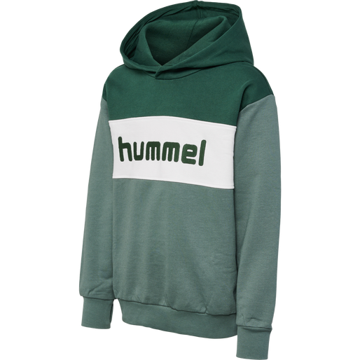 hmlMORTEN HOODIE, PINENEEDLE, packshot