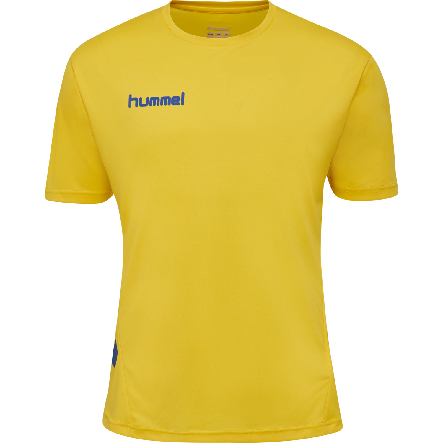 Uhlsport Mens Sports Football Training Short Sleeve Shirt Top Jersey Yellow ... 