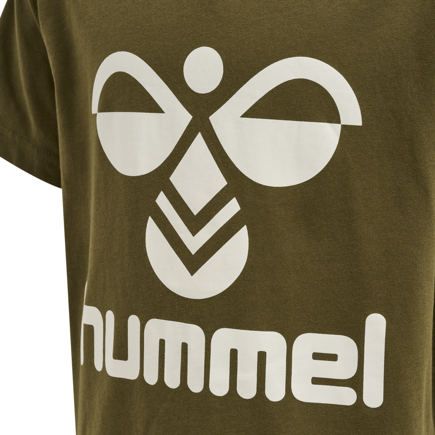 hmlTRES T-SHIRT S/S, DARK OLIVE, packshot