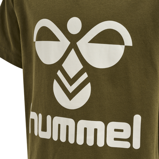 hmlTRES T-SHIRT S/S, DARK OLIVE, packshot