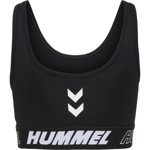 hmlTE MAJA 2-PACK COTTON SPORTS TOP, BLACK/INSIGINA BLUE, packshot