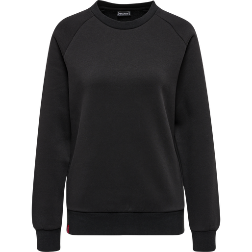 hmlRED HEAVY SWEATSHIRT WOMAN, BLACK, packshot
