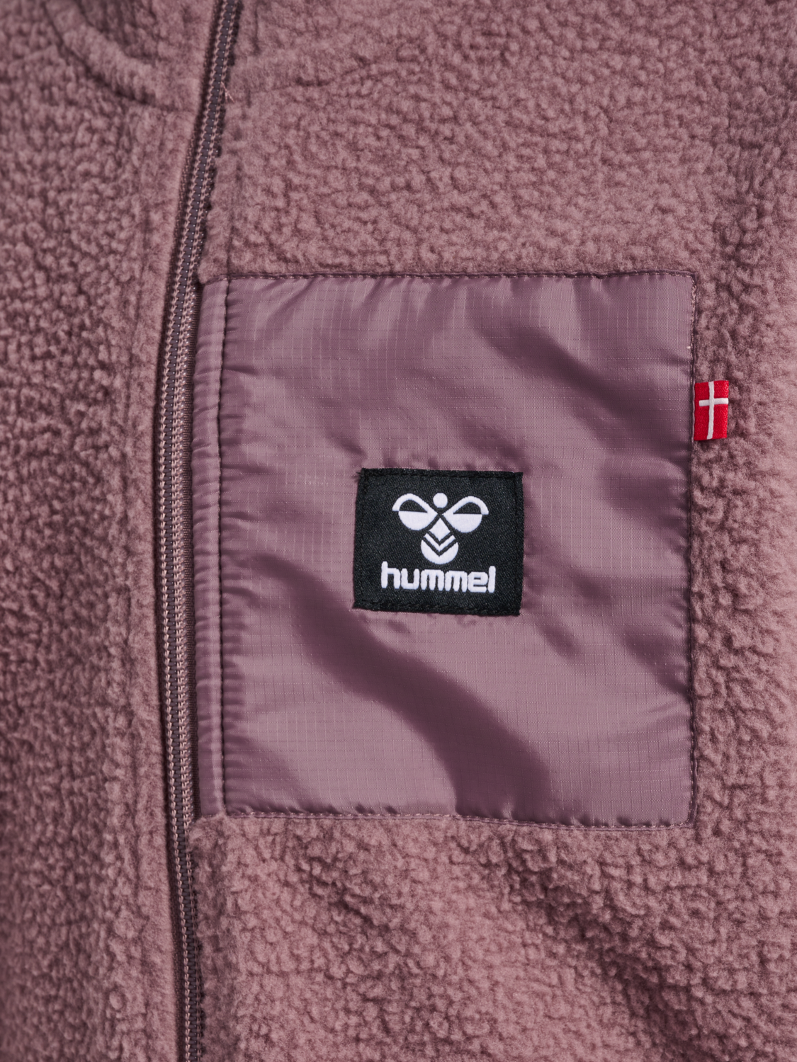 hmlATLAS FLEECE ZIP JACKET, TWILIGHT MAUVE, packshot