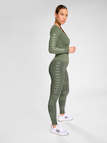 HUMMEL FIRST SEAMLESS JERSEY L/S W, SEA SPRAY, model