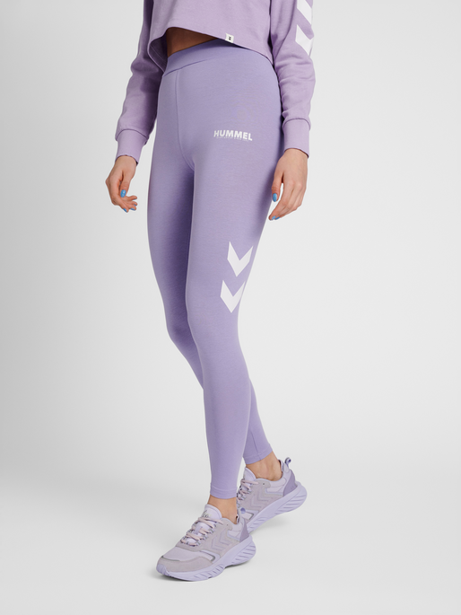 hummel LEGACY WOMAN HIGH WAIST TIGHTS - HEIRLOOM LILAC