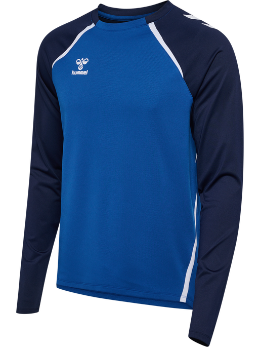 hmlLEAD 2.0 CREW SWEAT, TRUE BLUE/MARINE, packshot