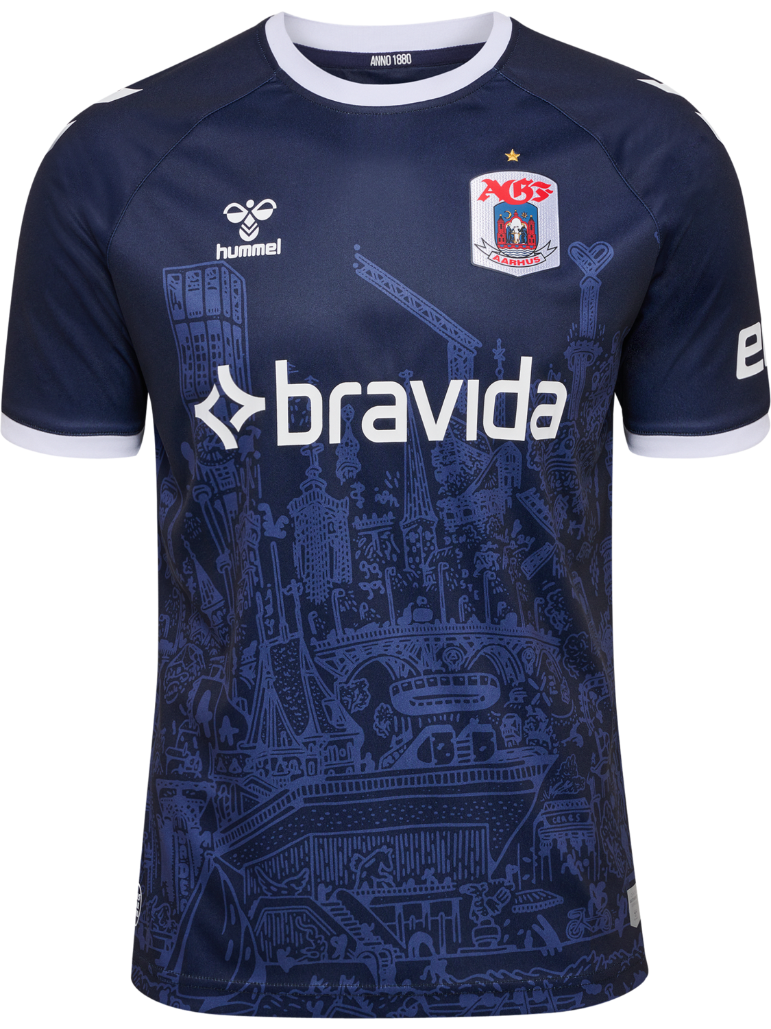 AGF 23/24 AWAY JERSEY S/S, 7026, packshot