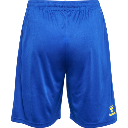 hmlCORE XK POLY SHORTS, TRUE BLUE/BLAZING YELLOW, packshot