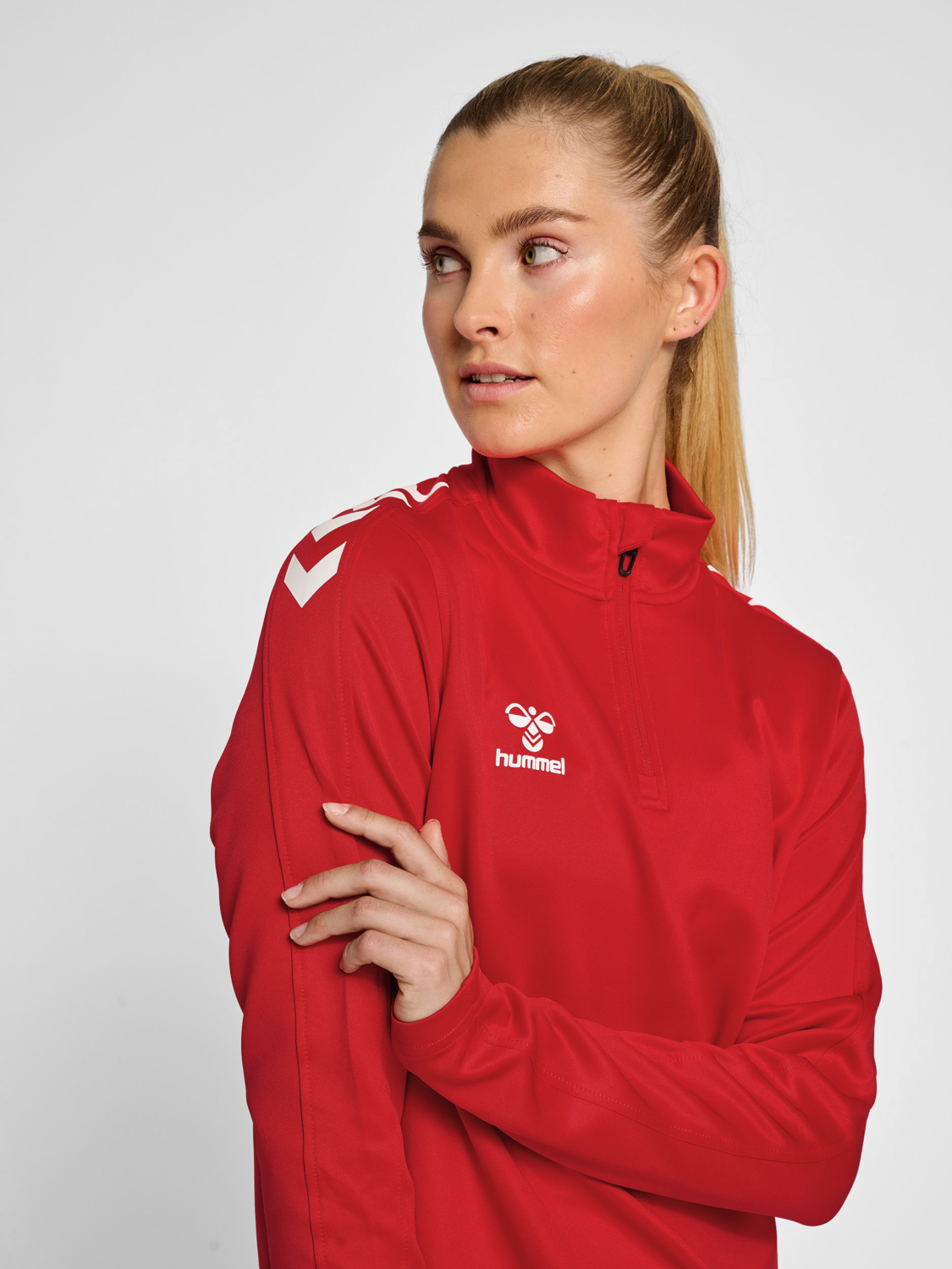 hummel CORE XK HALF ZIP SWEAT WOMAN 