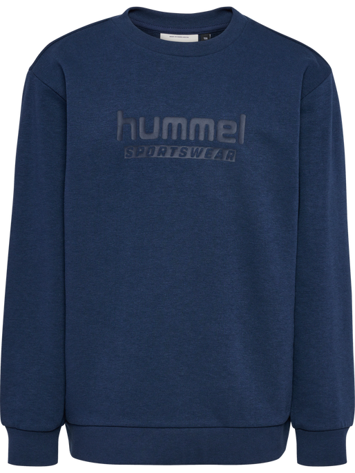 hmlJR BASE SWEATSHIRT, DRESS BLUES, packshot