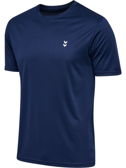 hmlPULSE TRAINING  T-SHIRT S/S, DRESS BLUES, packshot