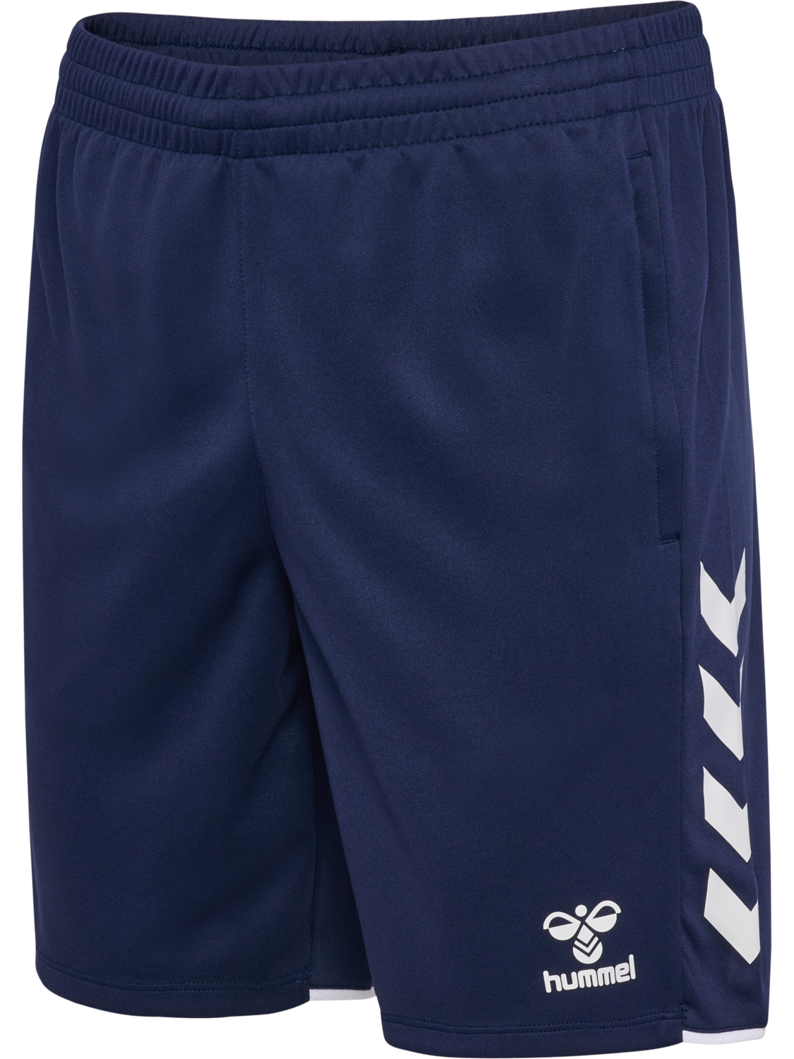 hmlCORE 2.0 TRAINING SHORTS, MARINE/WHITE, packshot