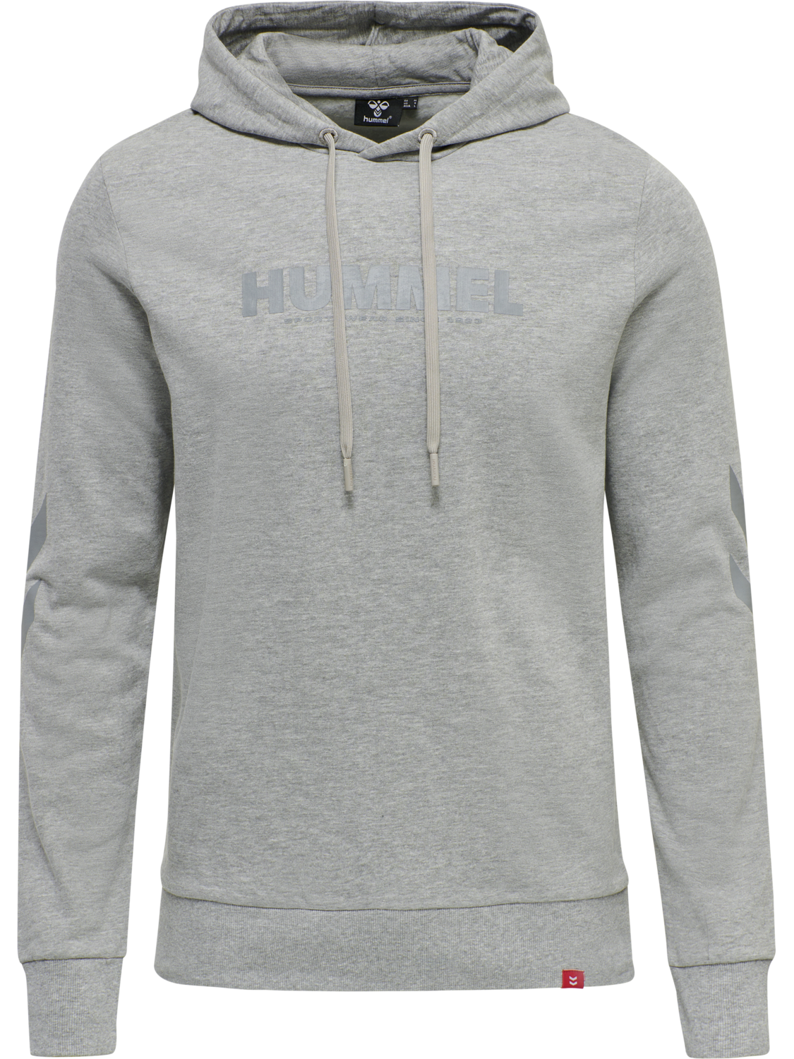 hmlLEGACY HOODIE SET, GREY MELANGE, packshot