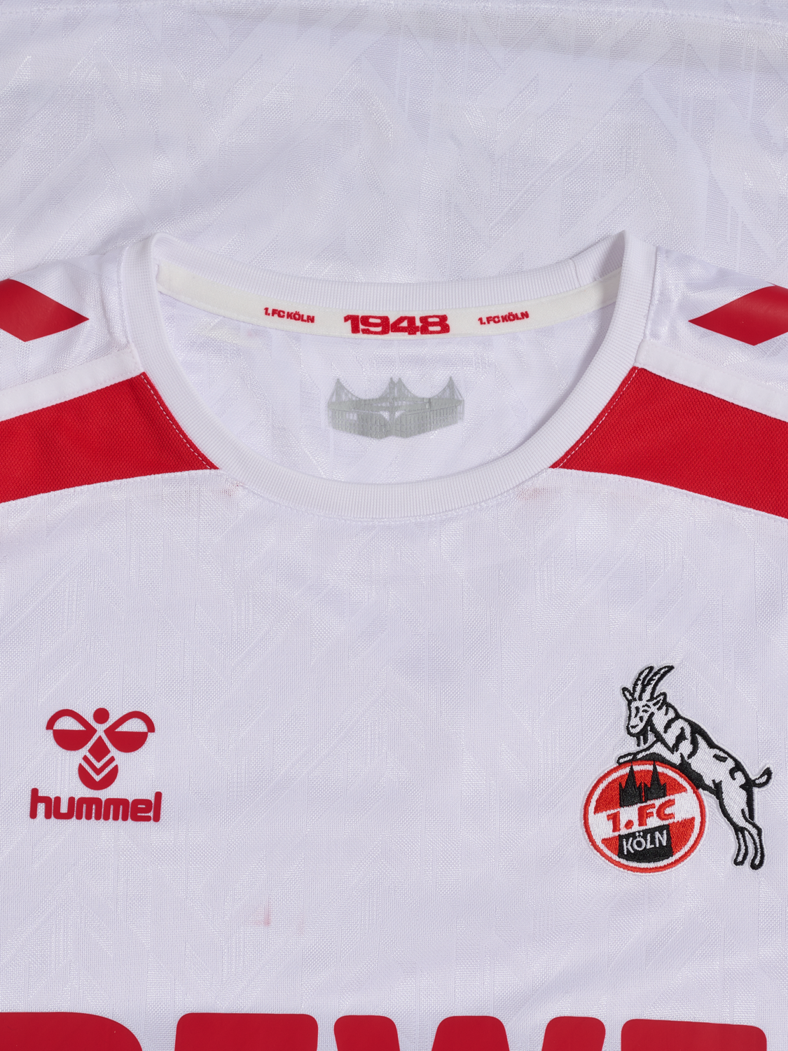 1FCK 24/25 HOME JERSEY S/S, WHITE/TRUE RED, packshot