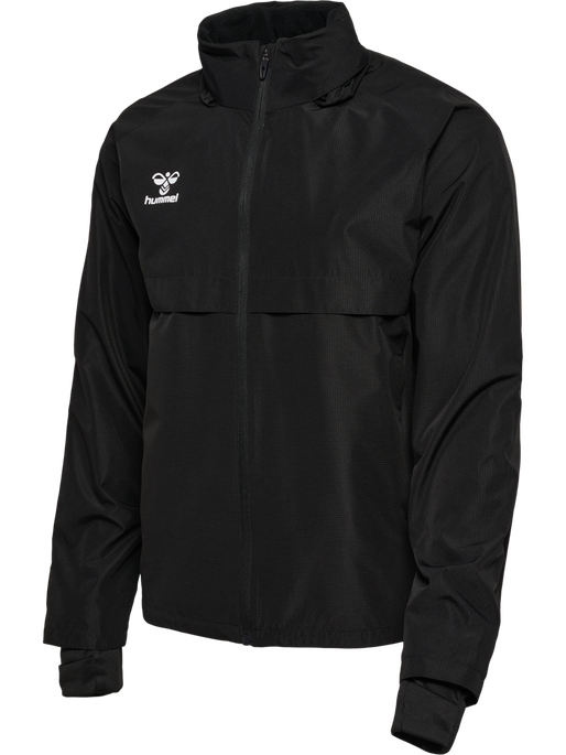 hmlGO SHELL JACKET, BLACK, packshot