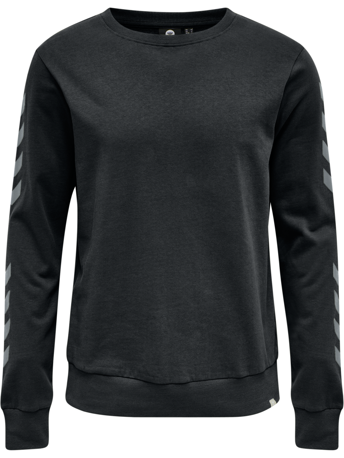 hmlLEGACY CHEVRON SWEATSHIRT, BLACK, packshot