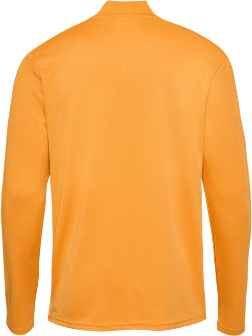 hmlACTIVE PL HALF ZIP, BLAZING ORANGE hmlACTIVE PL HALF ZIP, BLAZING ORANGE, packshot