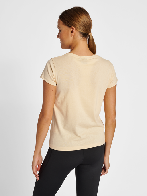 hummel BOOSTER WOMAN T-SHIRT - WOOD ASH