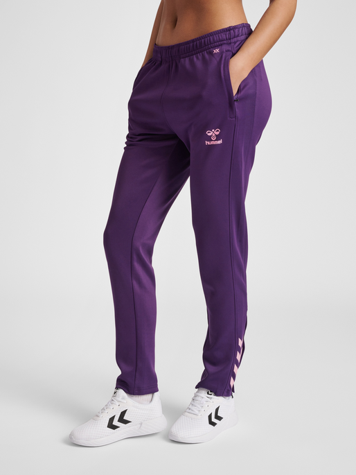 sløjfe Udstyr Sømil hummel CORE XK POLY PANTS WOMAN - ACAI | hummel.net