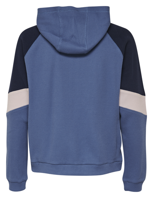 hmlSOLAR ZIP HOODIE, BIJOU BLUE, packshot