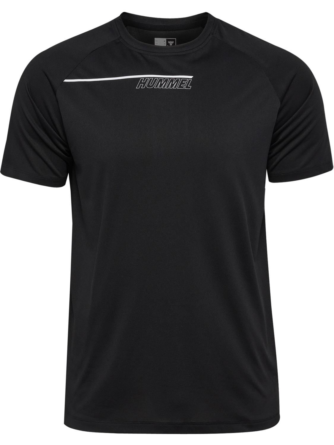 hmlCOURT LIGHT WEIGHT T-SHIRT, LIGHT GREY/BLACK, packshot