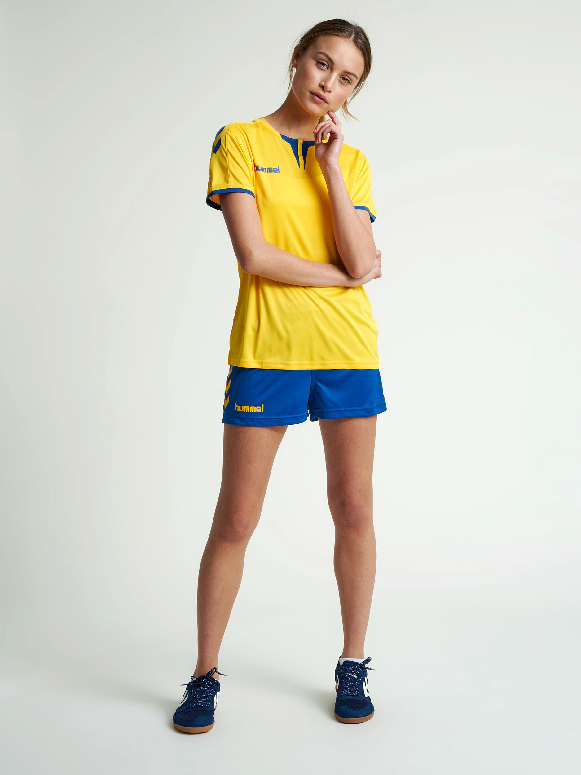 Details about   Hummel Core Womens Football Sports Training Workout Short Sleeve SS Jersey Shirt