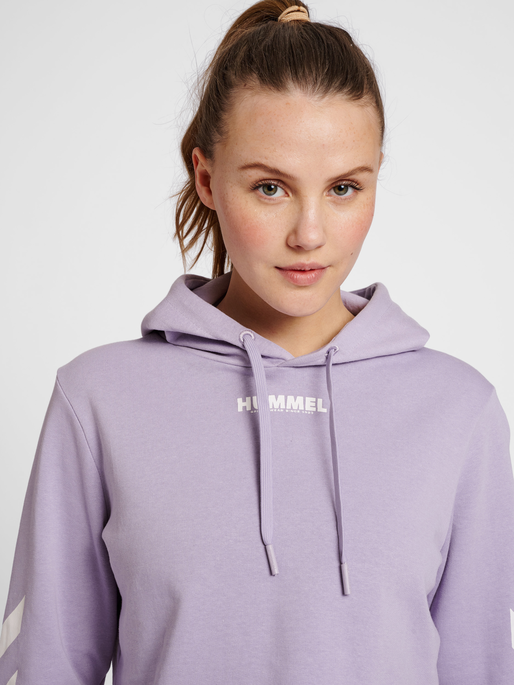 hummel LEGACY WOMAN CROPPED HOODIE - HEIRLOOM LILAC