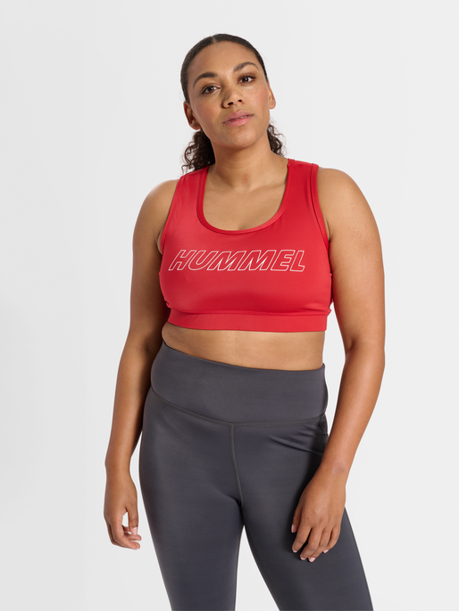 hummel TE CURVY SPORTS BRA PLUS - AMERICAN BEAUTY