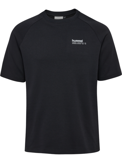 hmlTECH LOOSE T-SHIRT, BLACK hmlTECH LOOSE T-SHIRT, BLACK, packshot