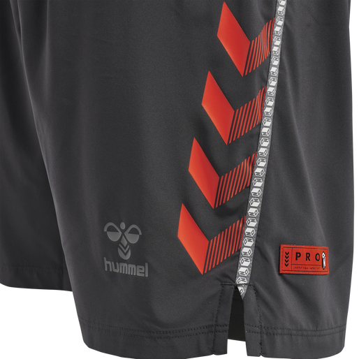 hmlPRO GRID GAME SHORTS, FORGED IRON, packshot
