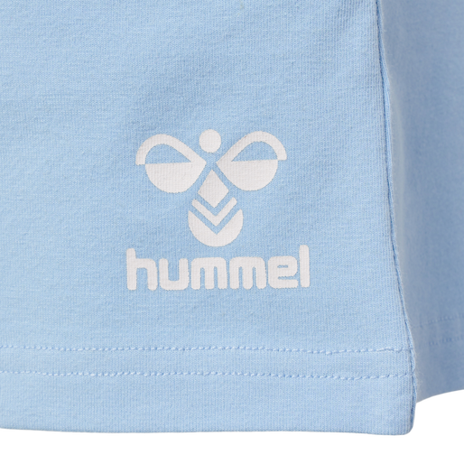 hmlFLOWY RUFFLE SHORTS, CERULEAN, packshot