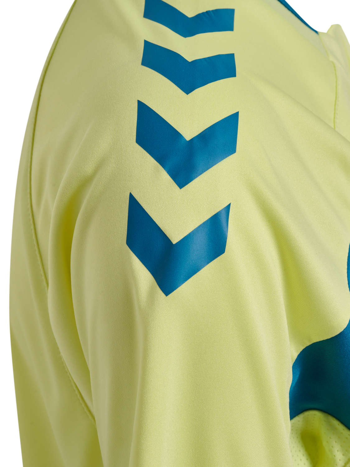hmlCORE 2.0 JERSEY S/S WOMAN, PALE LIME YELLOW/CELESTIAL, packshot