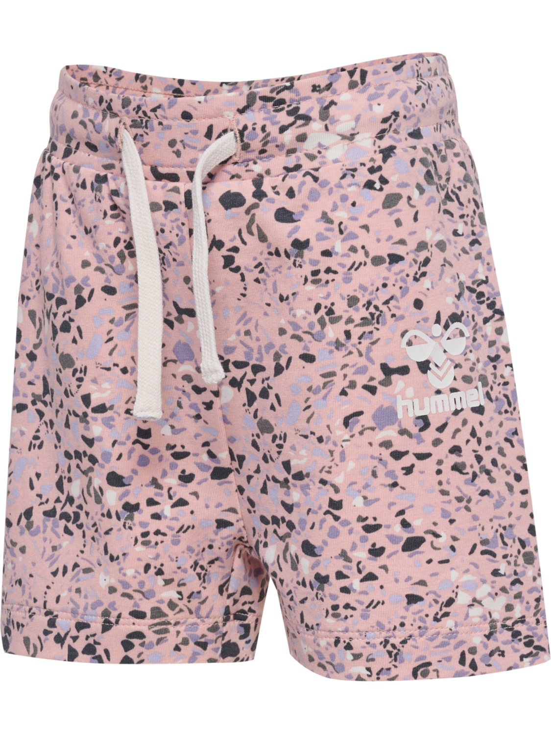 hmlKRISTA AOP SHORTS, STRAWBERRY CREAM, packshot
