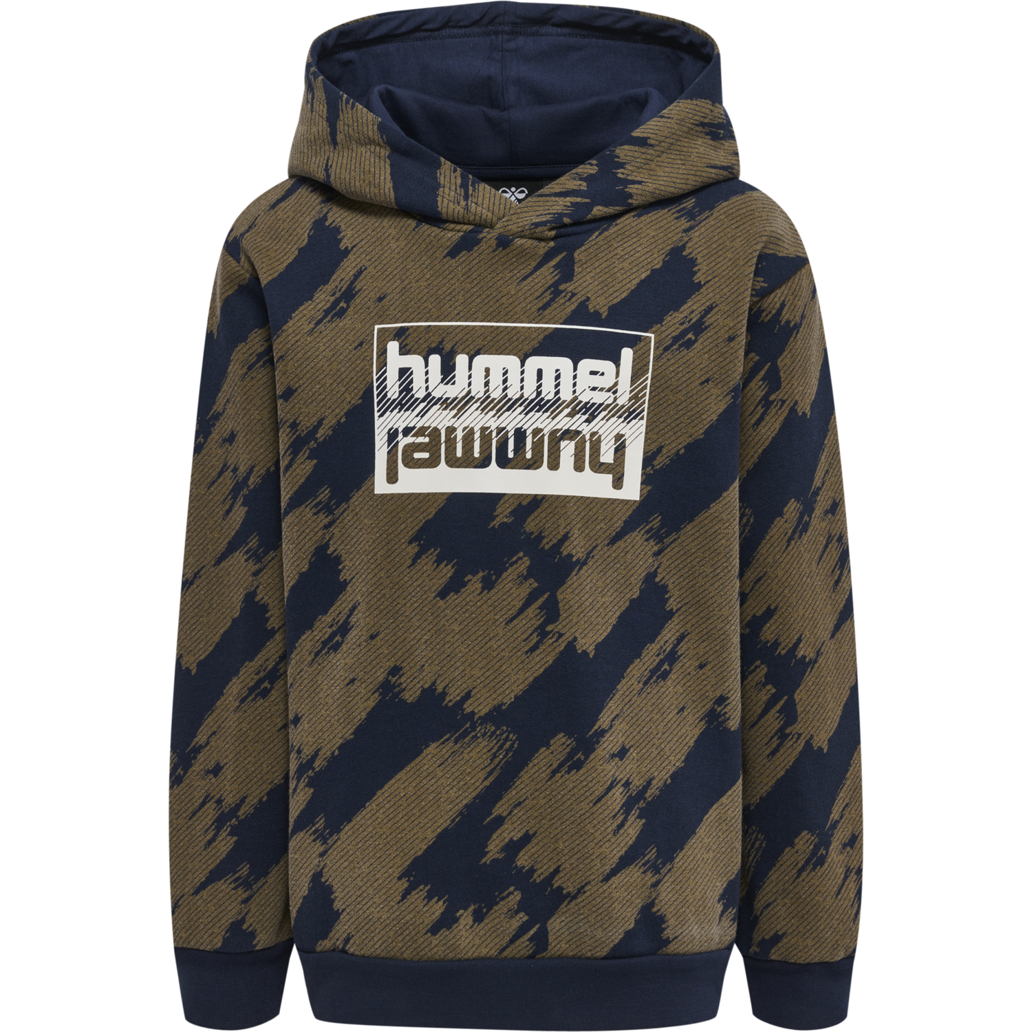 hmlZION HOODIE, BLACK IRIS, packshot