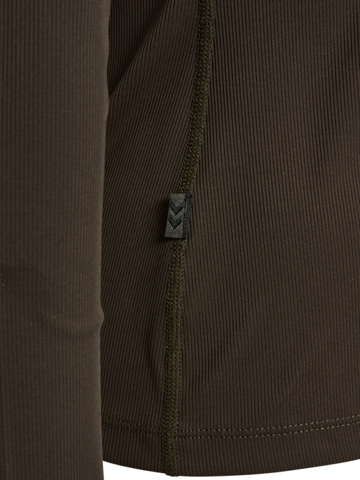 hmlPULSE W ZIP SHIRT L/S, DELICIOSO, packshot